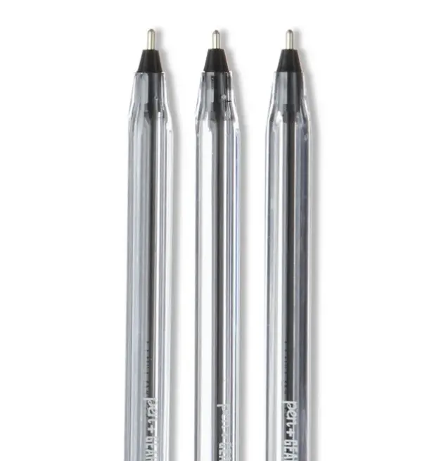 Pen+Gear Ballpoint Stick Pens, 1.0 mm, Black, 5 count