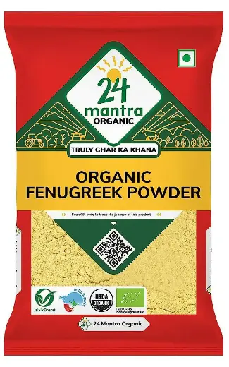 24 mantra Organic Fenugreek Powder 100g (Exp: 1st July '25)