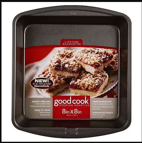 Cake Pan Square (Oven-Safe) 8" x 8" Square shape