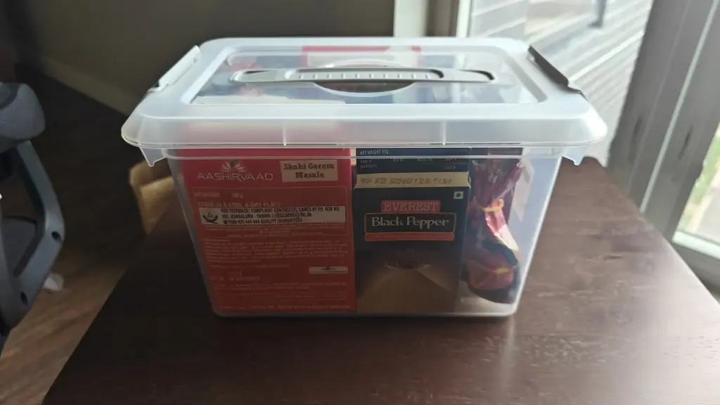 Plastic Box Container with Handle