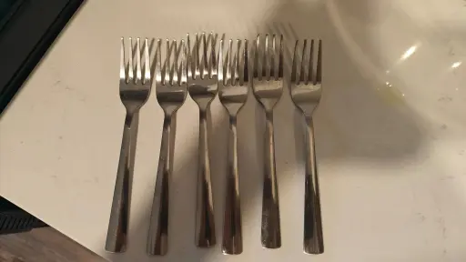 Stainless Steel Fork - 6 pcs