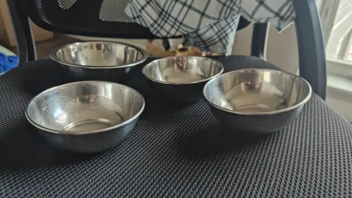 Small Stainless Steel Bowls - 4pcs