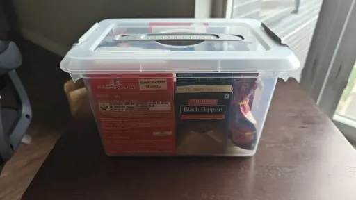 Plastic Box Container with Handle